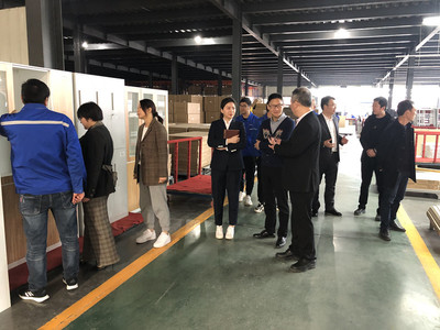 浙江圣奧集團陳園和副總裁一行蒞臨科飛亞參觀訪問